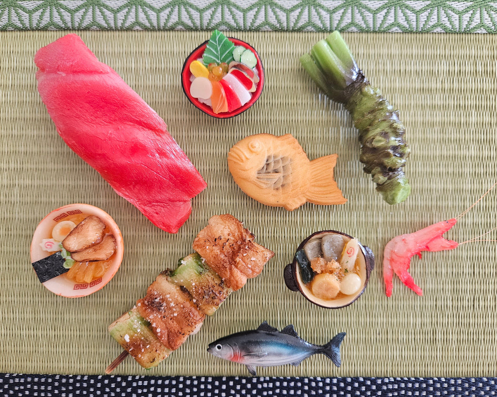 Japanese food keychain