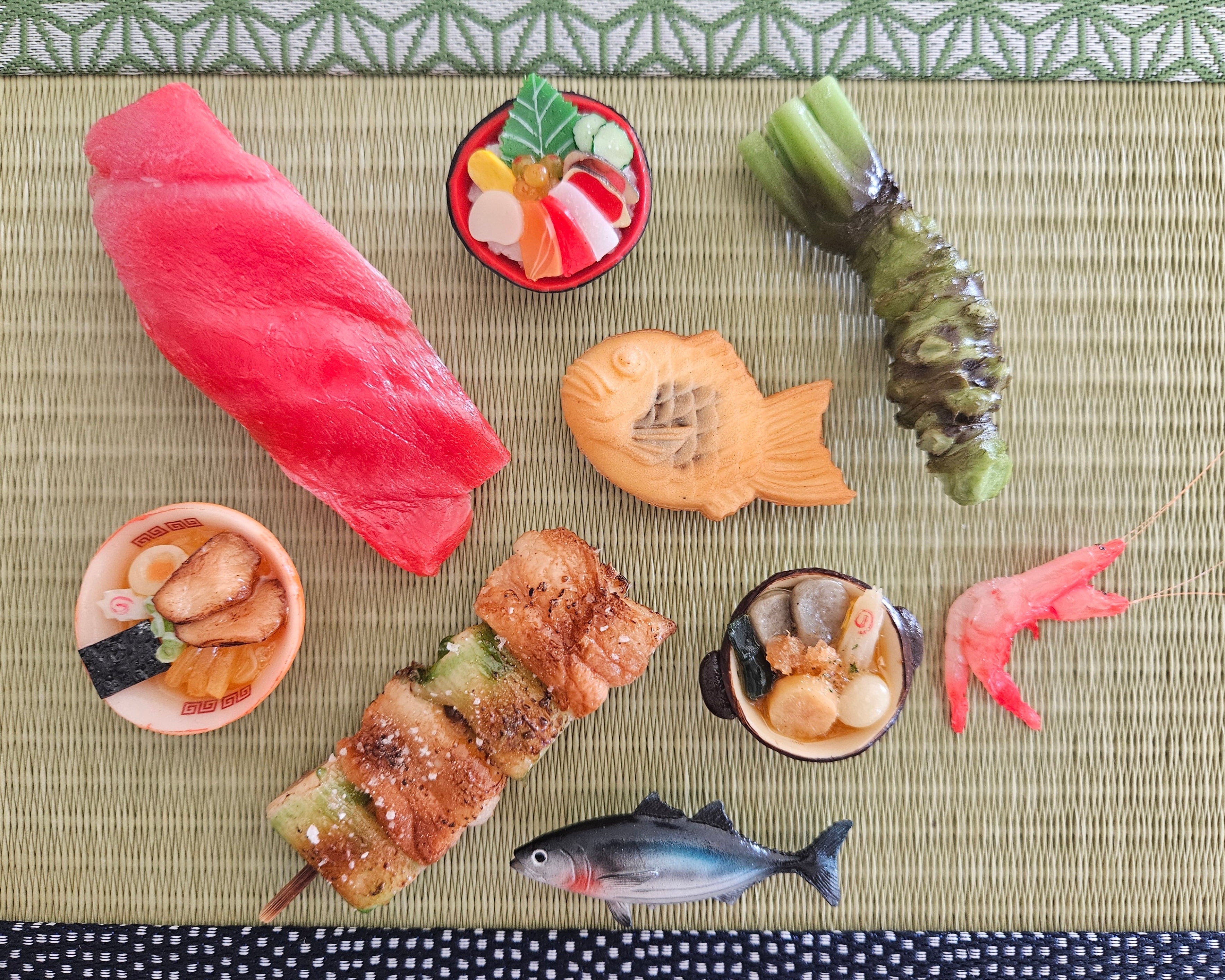 Japanese food keychain